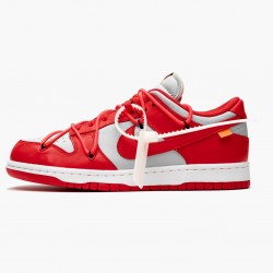 Nike Women's/Men's Dunk Low Off White University Red CT0856 600 Running Sneakers
