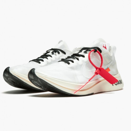 Nike Womens/Mens Zoom Fly Off White AJ4588 100 Running Sneakers