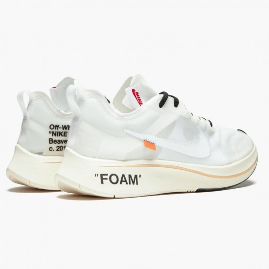 Nike Womens/Mens Zoom Fly Off White AJ4588 100 Running Sneakers