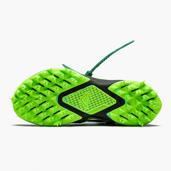 Nike Womens/Mens Zoom Terra Kiger 5 OFF WHITE Electric Green CD8179 300 Running Sneakers