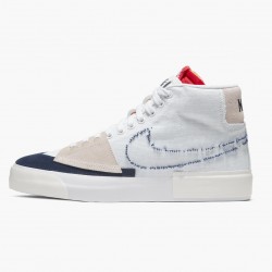 Nike Men's SB Blazer Mid Edge Hack Pack White 