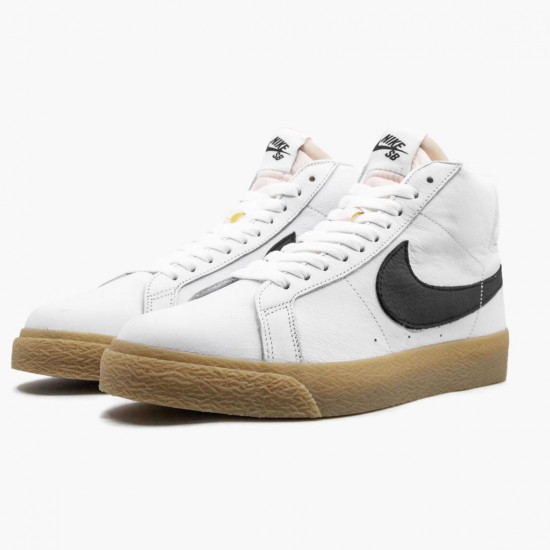 Nike Womens/Mens SB Zoom Blazer Mid ISO Orange Label White Gum CD2569 100 Running Sneakers