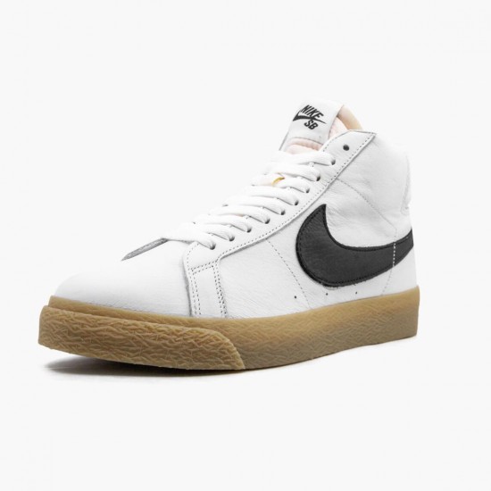 Nike Womens/Mens SB Zoom Blazer Mid ISO Orange Label White Gum CD2569 100 Running Sneakers