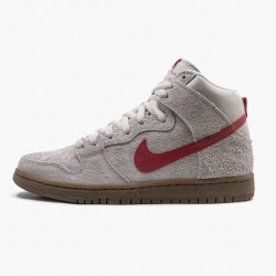 Nike Women's/Men's Dunk High Pro SB Birch Hyper Red 305050 206 Running Sneakers