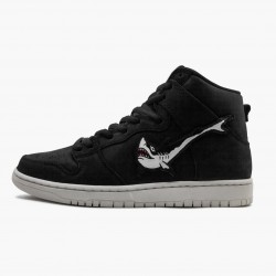 Nike Women's/Men's SB Dunk High Oski Shark CI2692 001 Running Sneakers