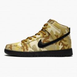Nike Women's/Men's SB Dunk High Pro Desert Camo BQ6826 200 Running Sneakers