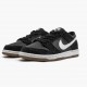 Nike Mens SB Dunk Low Black White Gum 854866 019 Running Sneakers