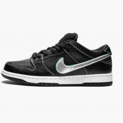 Nike Women's/Men's SB Dunk Low Diamond Supply Co Black Diamond BV1310 001 Running Sneakers