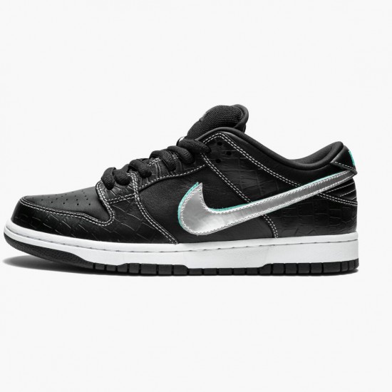 Nike Womens/Mens SB Dunk Low Diamond Supply Co Black Diamond BV1310 001 Running Sneakers