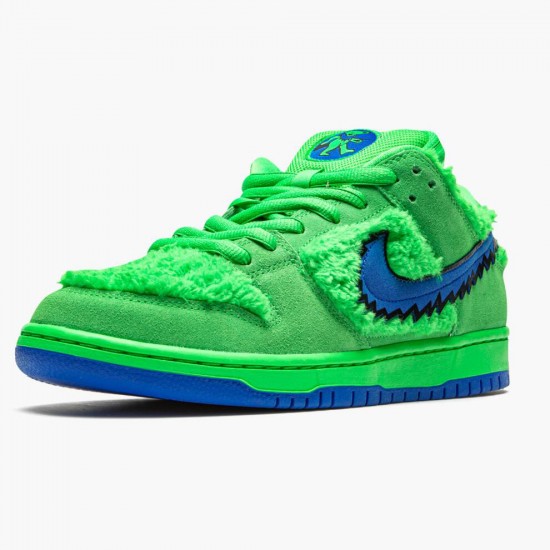 Nike Mens SB Dunk Low Grateful Dead Bears Green CJ5378 300 Running Sneakers