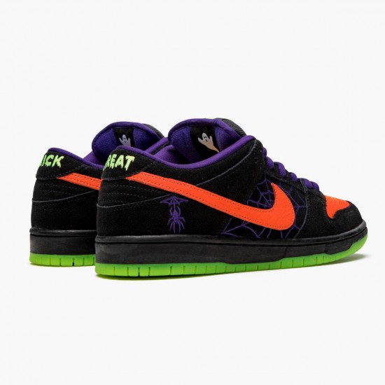 Nike Womens/Mens SB Dunk Low Night of Mischief Halloween BQ6817 006 Running Sneakers