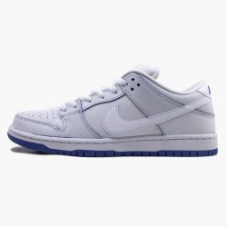 Nike Women's/Men's SB Dunk Low Premium White Game Royal CJ6884 100 Running Sneakers