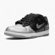 Nike Womens/Mens SB Dunk Low Supreme Jewel Swoosh Silver CK3480 001 Running Sneakers