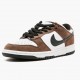 Nike Mens SB Dunk Low White Black Trail End Brown 304292 102 Running Sneakers