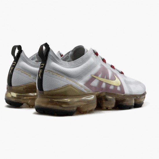 Nike Womens/Mens Air VaporMax 2019 Chinese New Year 2019 Pure Platinum BQ7038 001 Running Sneakers