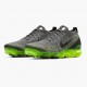 Nike Mens Air VaporMax Flyknit 3 Gunsmoke Volt AJ6900 009 Running Sneakers