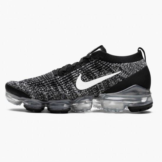Nike Womens/Mens Air VaporMax Flyknit 3 Oreo AJ6900 002 Running Sneakers