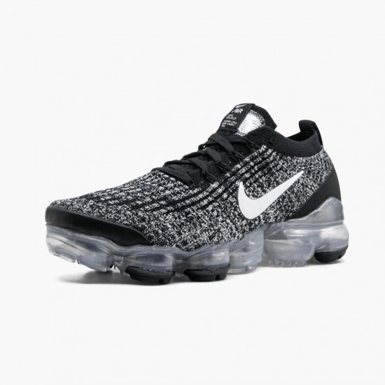 Nike Womens/Mens Air VaporMax Flyknit 3 Oreo AJ6910 001 Running Sneakers
