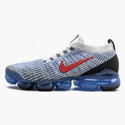 Nike Men's Air VaporMax Flyknit 3 Photo Blue Club Gold AJ6900 106 Running Sneakers 