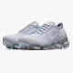 Nike Womens/Mens Air VaporMax Flyknit 3 Pure Platinum  AJ6910 100 Running Sneakers