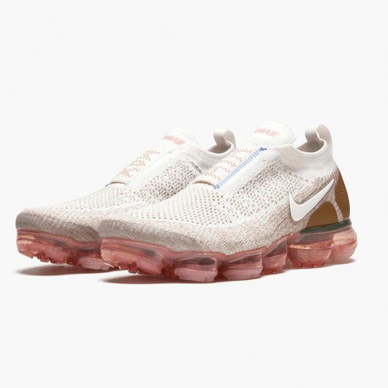 Nike Womens/Mens Air VaporMax Moc 2 Sail Wheat AH7006 100 Running Sneakers