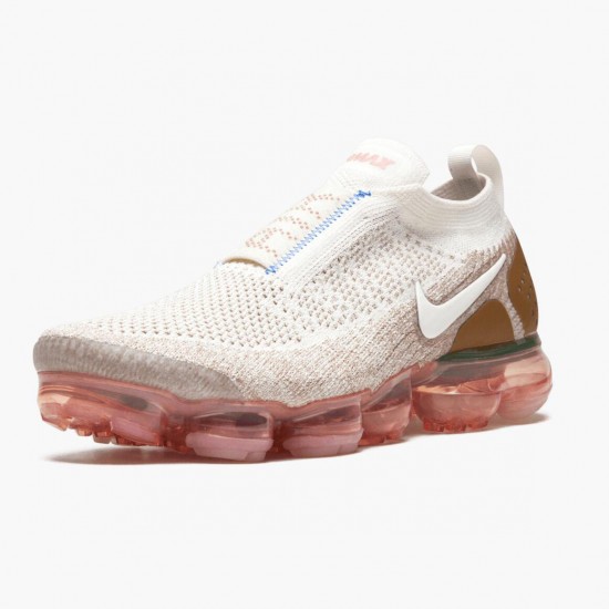 Nike Womens/Mens Air VaporMax Moc 2 Sail Wheat AH7006 100 Running Sneakers