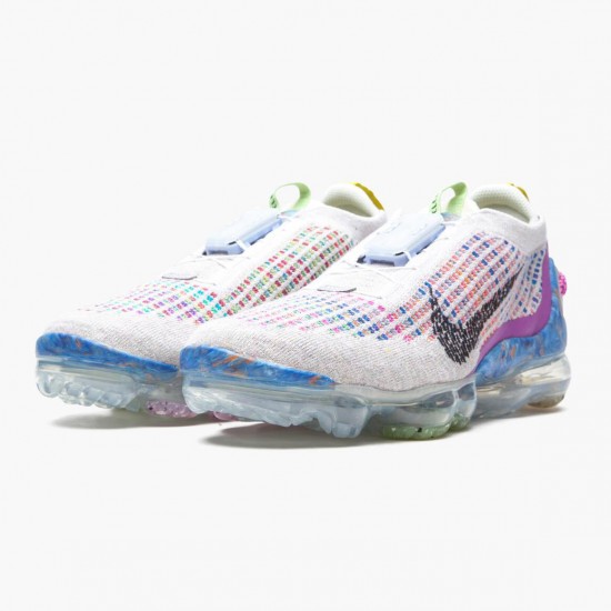 Nike Womens/Mens Vapormax 2020 Pure Platinum Multicolor CJ6740 001 Running Sneakers