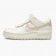Nike Womens Air Force 1 Low Shadow Coconut Milk Running Sneakers CU8591-102
