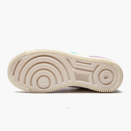 Nike Womens Air Force 1 Low Shadow Pale Ivory  Running Sneakers CI0919 101