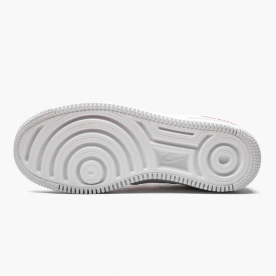 Nike Womens Air Force 1 Low Shadow White/Magic Flamingo Running Sneakers CI0919-102