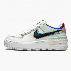 Nike Women's Air Force 1 Shadow SE Pixel Swoosh Running Sneakers CV8480-300