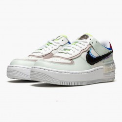 Nike Women's Air Force 1 Shadow SE Pixel Swoosh Running Sneakers CV8480-300