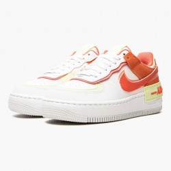 Nike Women's Air Force 1 Shadow White Magic Ember Running Sneakers CI0919-110