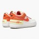 Nike Womens Air Force 1 Shadow White Magic Ember Running Sneakers CI0919-110